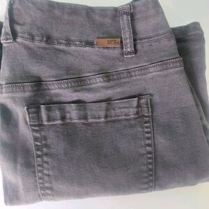 Bke Womens Shorts 30 Light Wash Black‎